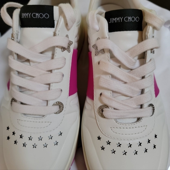 Jimmy Choo V sneakers in pink - Picture 3 of 11